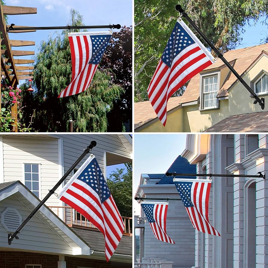 How to Hang a Flag Without a Pole Outside
