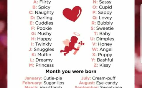 Funny Valentine's Day Names for Boys and Girls