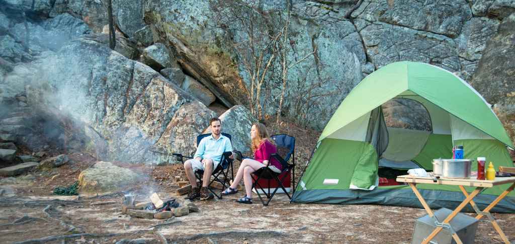 What is the most popular type of camping