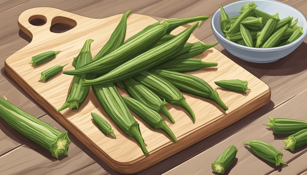 How long will fresh okra last in the refrigerator?