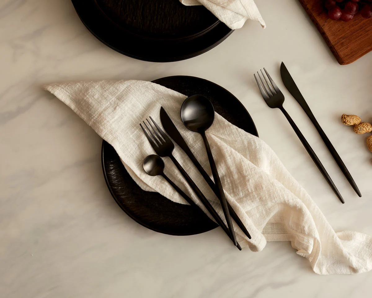 How well does black silverware hold up