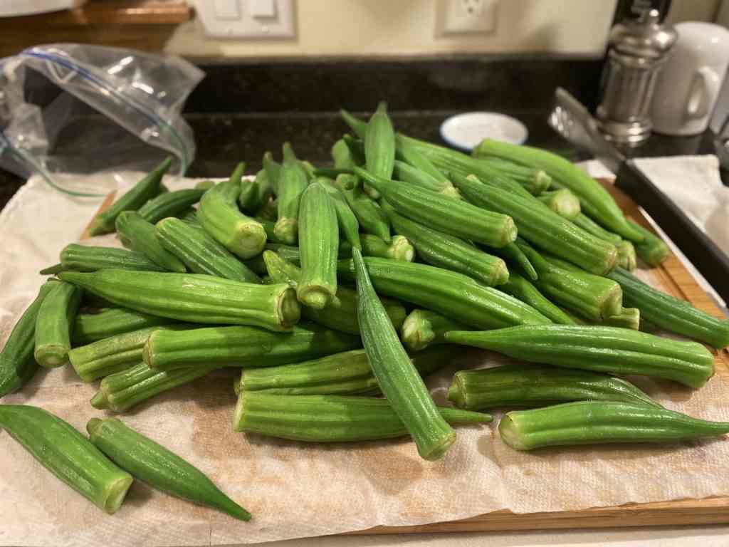 What is the best way to freeze fresh okra