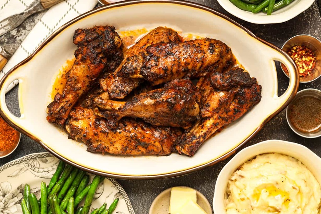 What are the benefits of baked turkey wings?