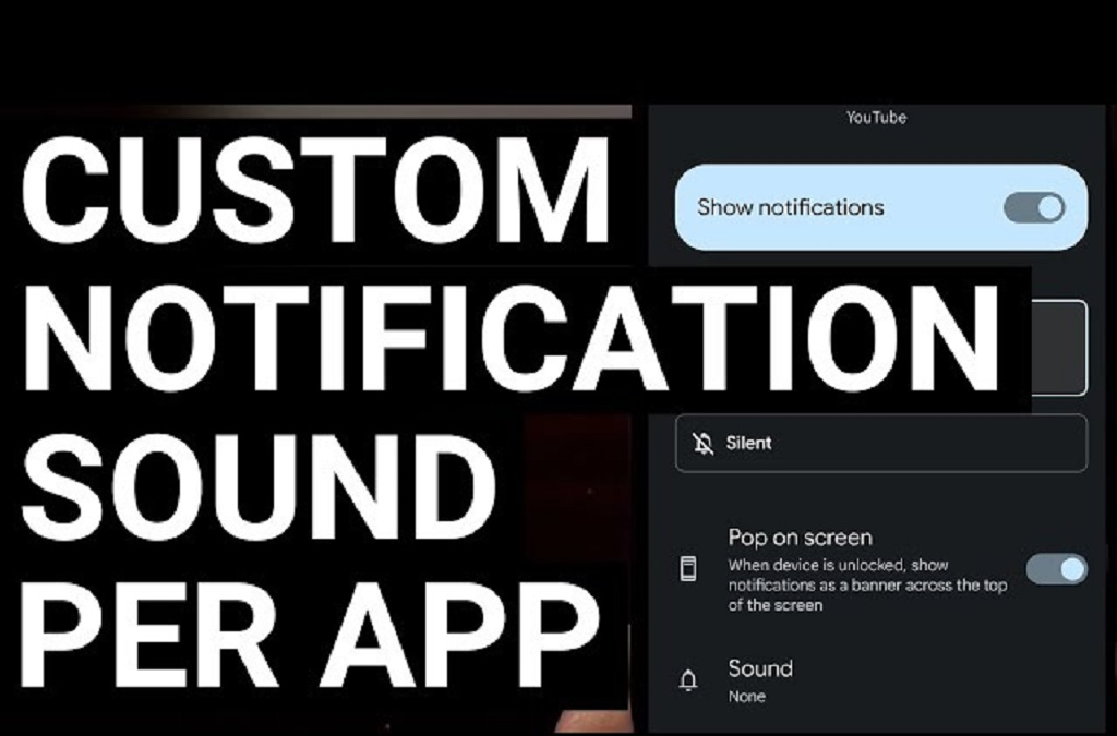 How to set app notification sound in Android 14