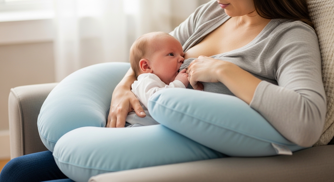 Can a nursing pillow prevent neck and back pain